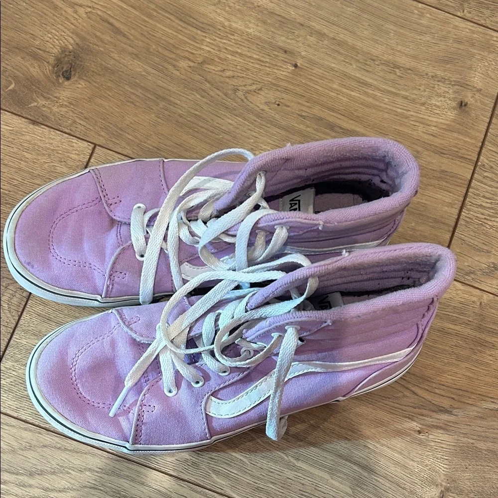 Vans Women's Lavender High-Top Sneakers Size 5